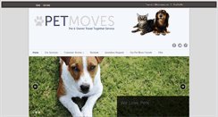 Desktop Screenshot of pet-moves.com